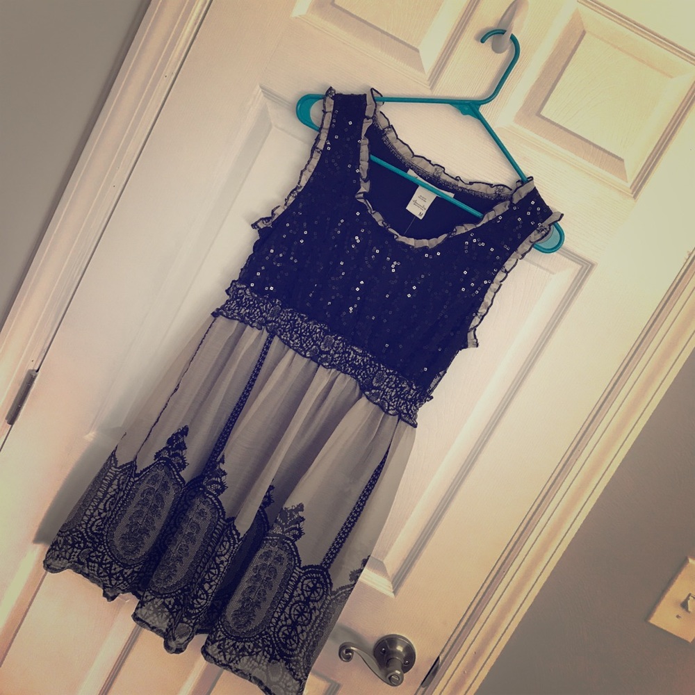 Black & Cream Dress.