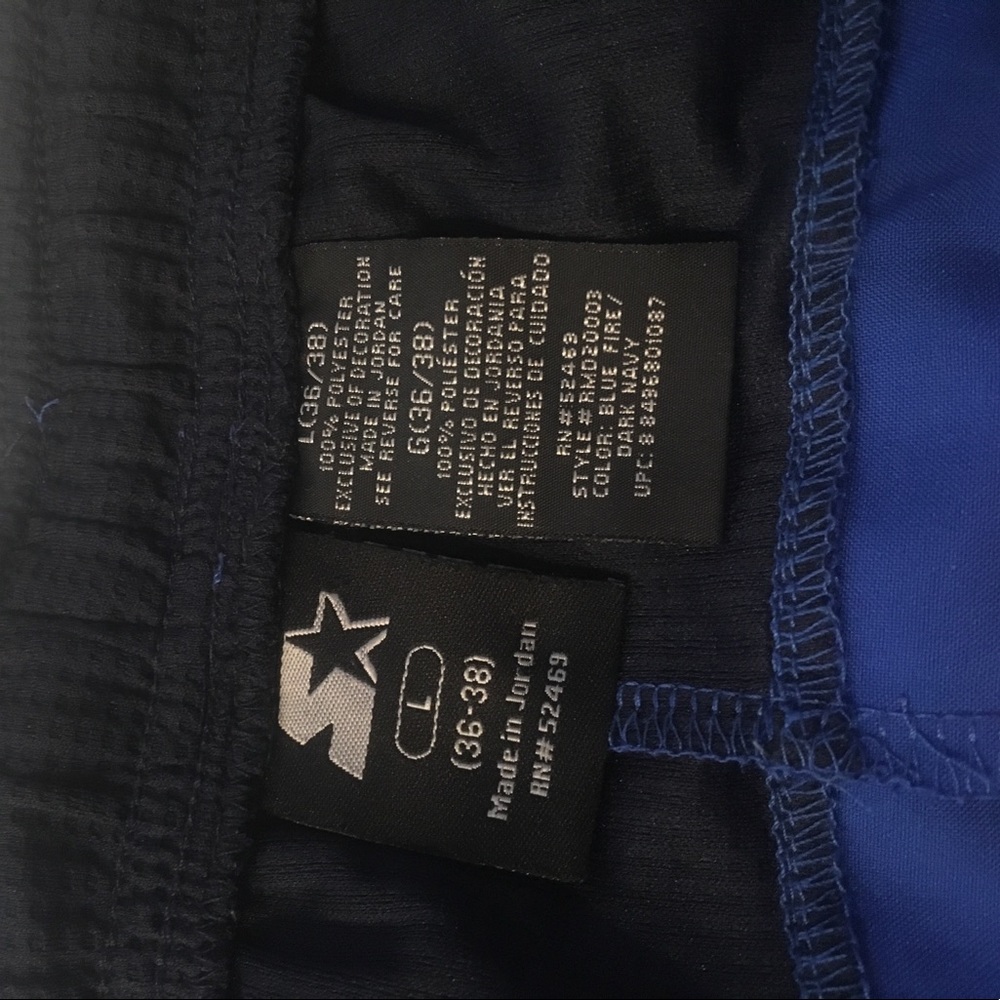 Men's Blue Athletic Shorts - Picture 4 of 6