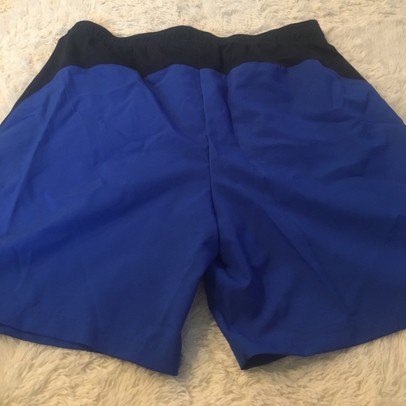 Men's Blue Athletic Shorts - Picture 6 of 6