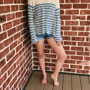 free people striped sweater
