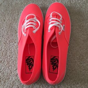 Brand new orange Men or Women Vans