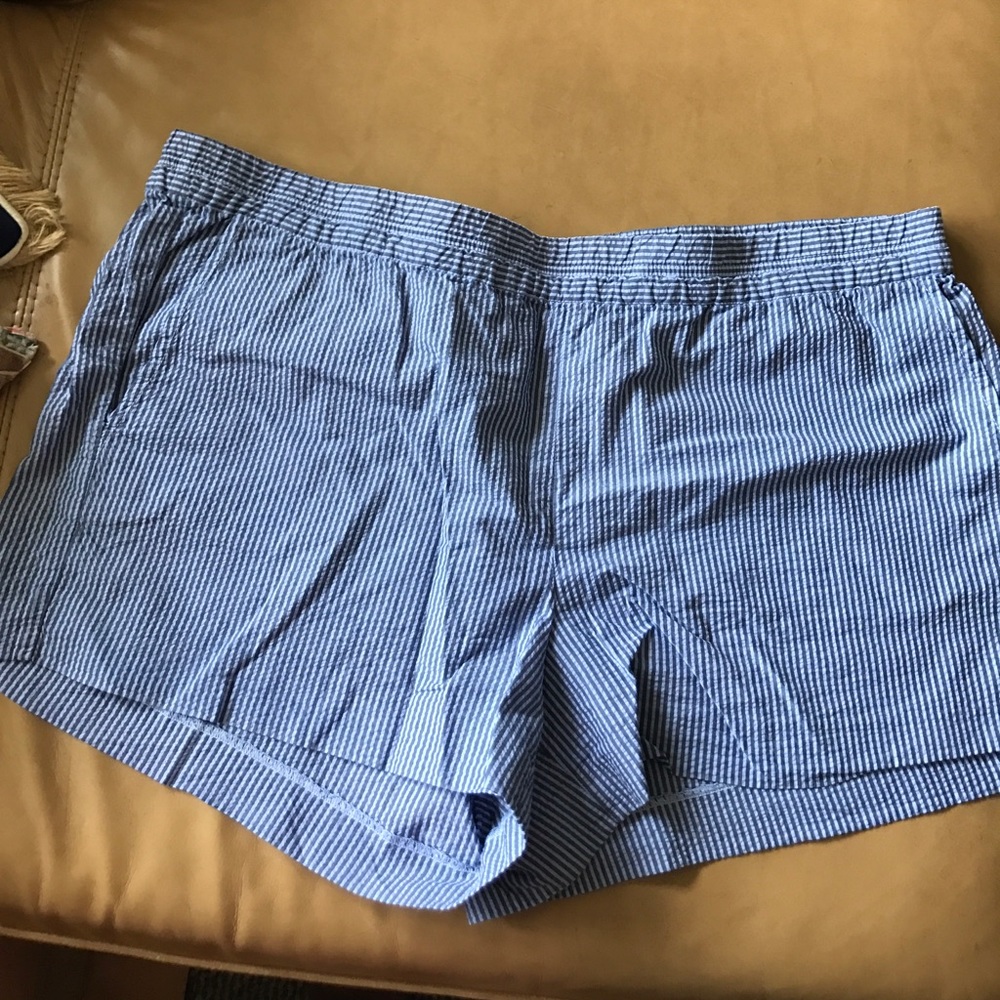 Jcrew XL seersucker shorts
