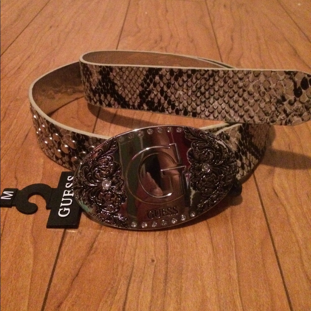 Guess Snakeskin Belt