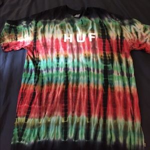 Huf Tie dye Tshirt size XL