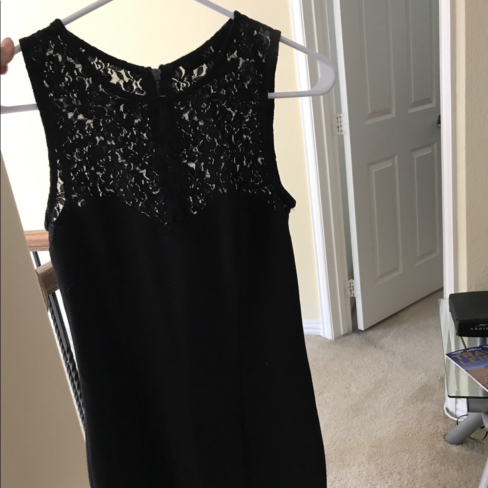 Black lace dress