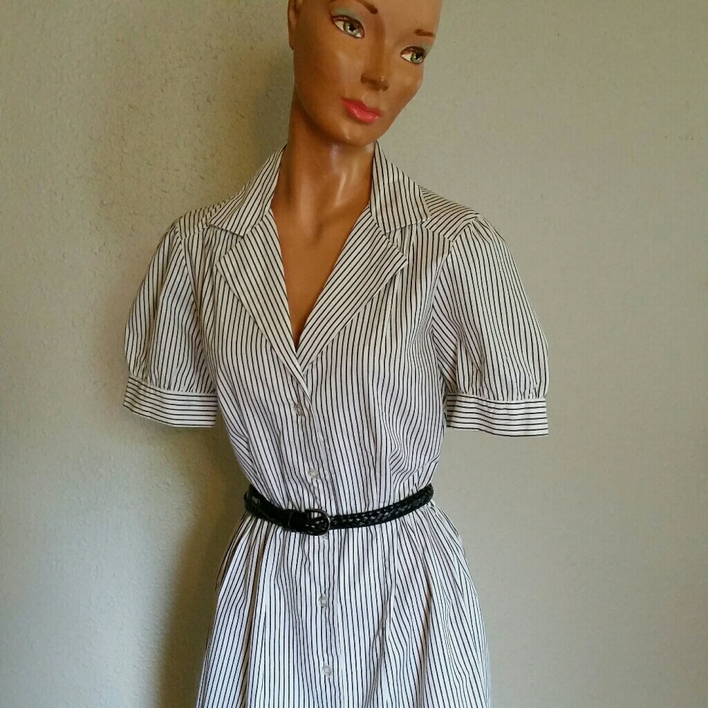Cute button-front Lux shirt dress from UO