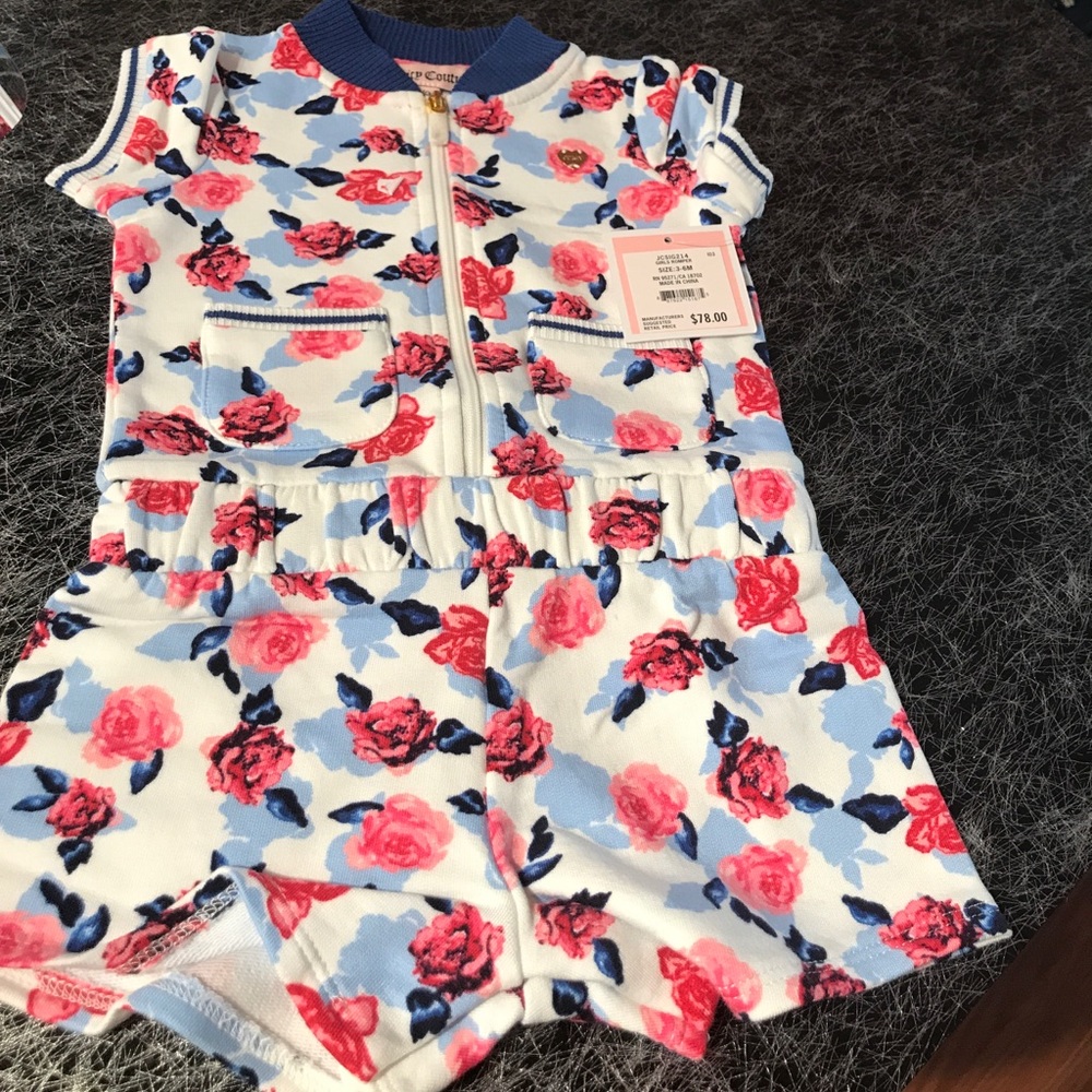 Juicy couture girls romper