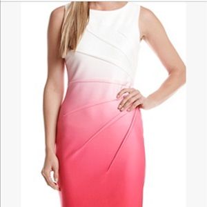 Elegant ombré sheath dress