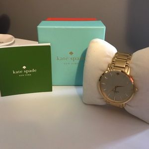 Gold Kate Spade watch