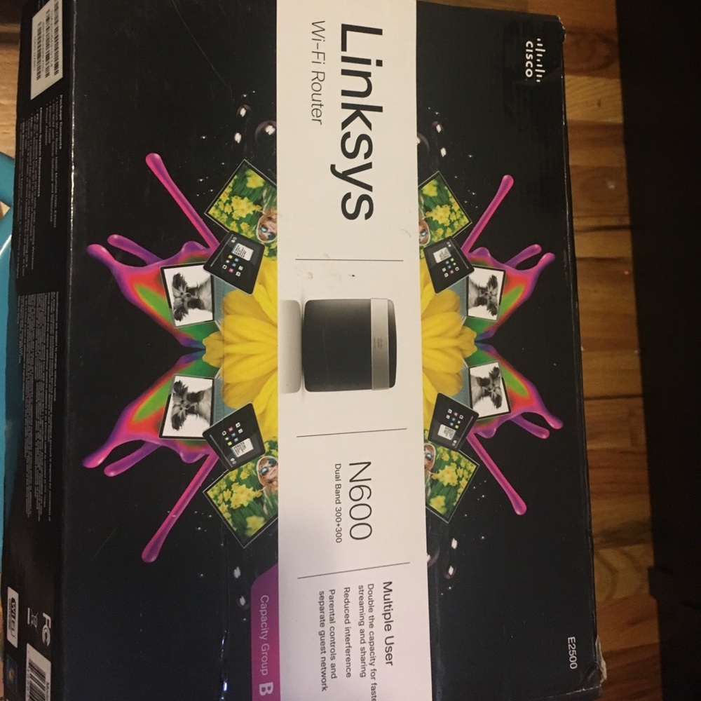 Linksys wi-fi router n600 dual band 300+300