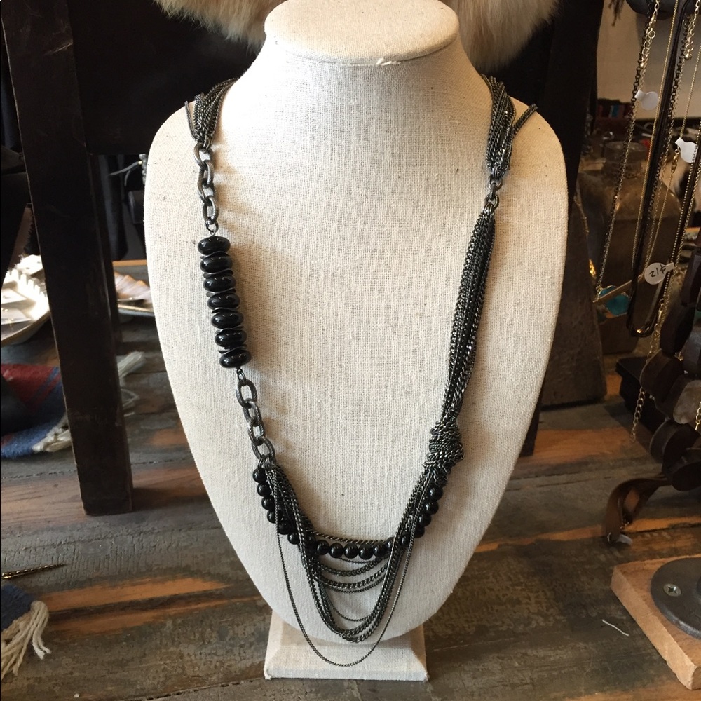 Chain and Bobble necklace