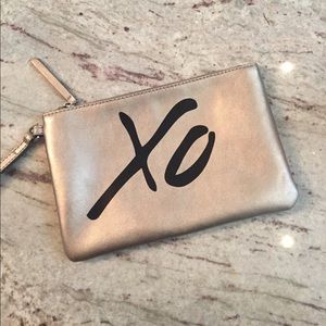 Genuine Leather Bronze Clutch