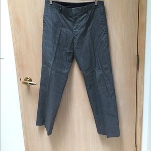 Men's Banana Republic Grey Pinstripe Pants 32/30
