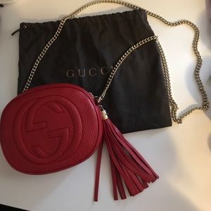 Red Gucci Soho Crossbody