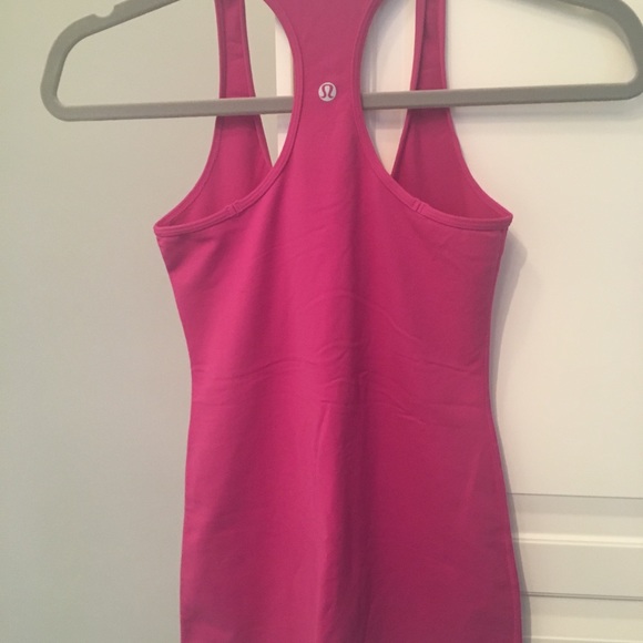 Lululemon Pink Razorback Tank Size 6 - Picture 2 of 6