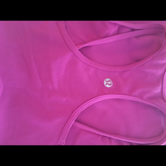Lululemon Pink Razorback Tank Size 6 - Picture 6 of 6