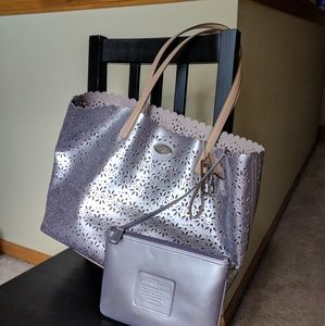 Coach Tote - Lilac-Grey