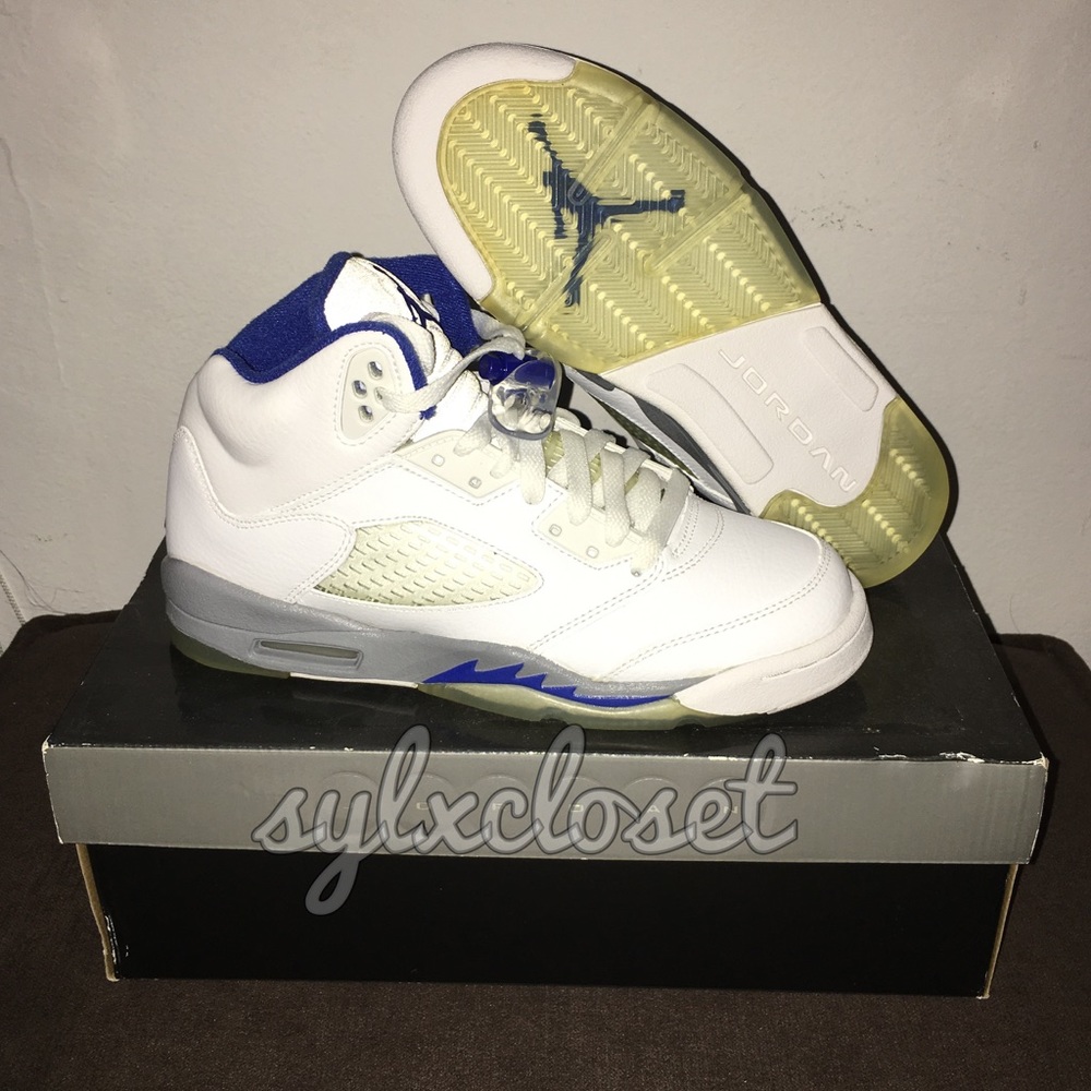 Air Jordan 5 Retro (GS) Sport Royal-Stealth