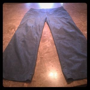 Lightweight wide leg trousers / pants 👖 chambray