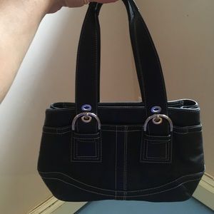 Like new Coach nickel soho tote