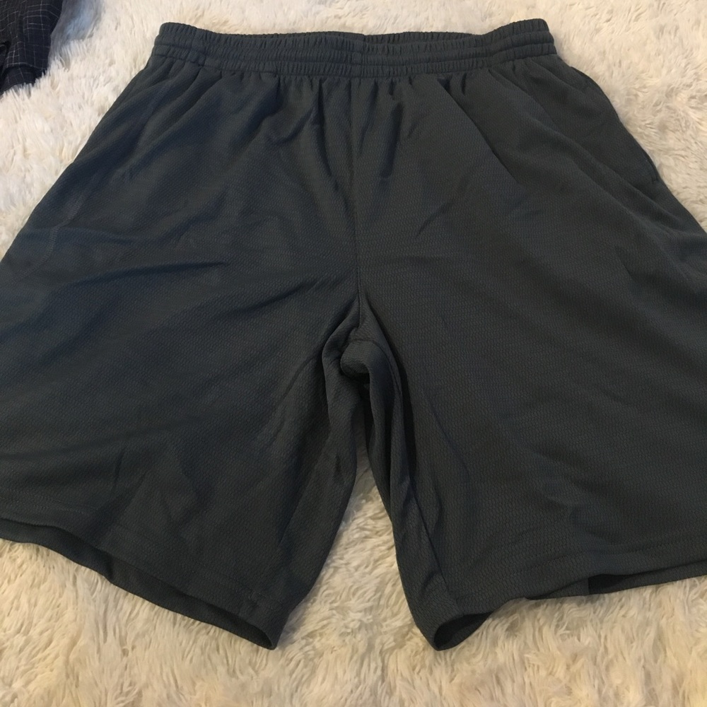Men's Gray Reebok Athletic Shorts