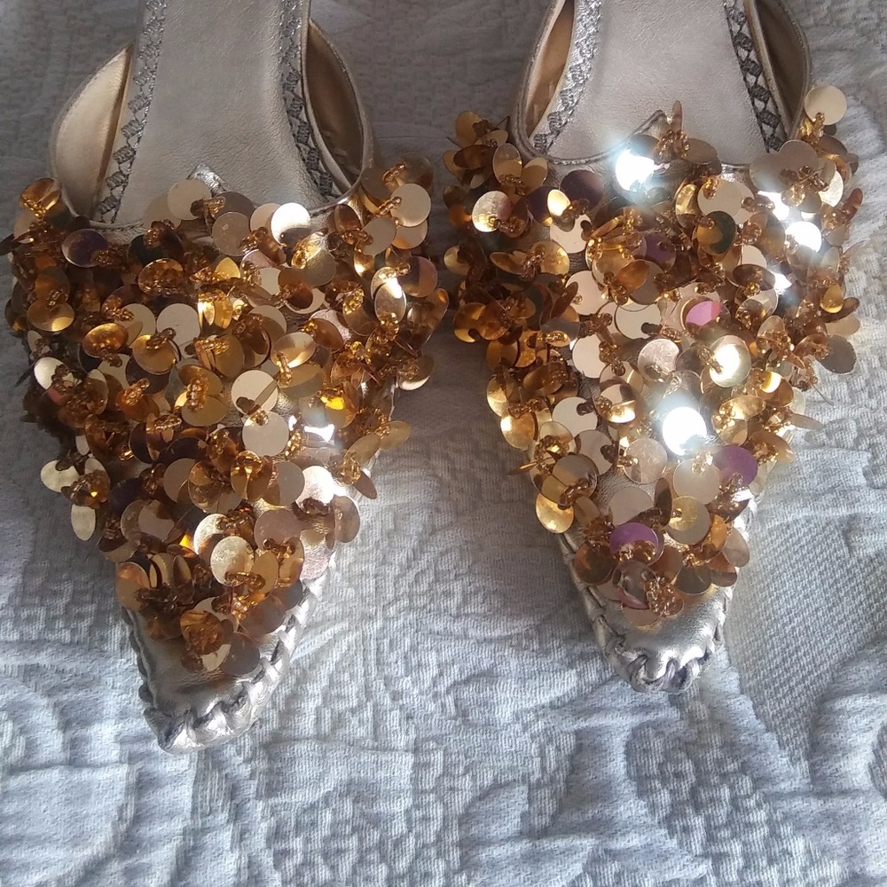 Gold Party Shoe