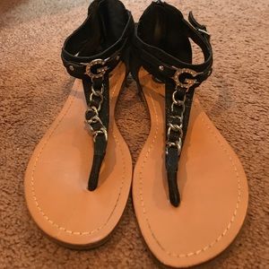 Worn 1 time! GUESS sandals.