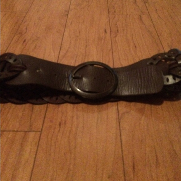 Old Navy Dark Brown Leather Belt - Picture 1 of 4