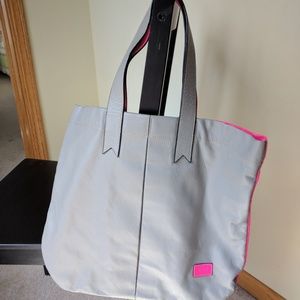 Meredith Wendell Pink and Grey Tote