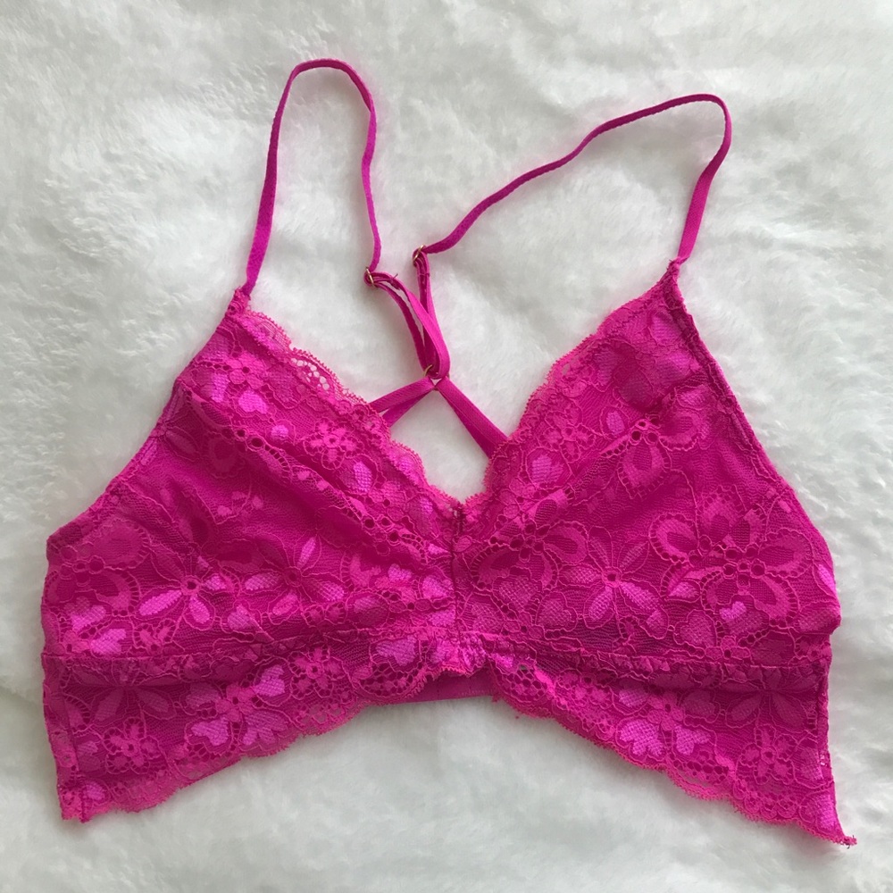 Hot Pink Honeydew Intimates Bralette