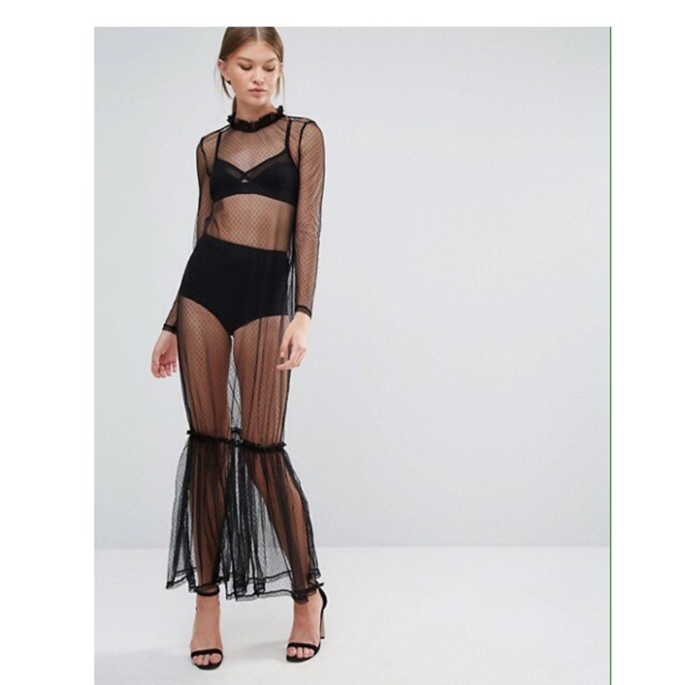 Vero Moda Sheer Maxi Dress