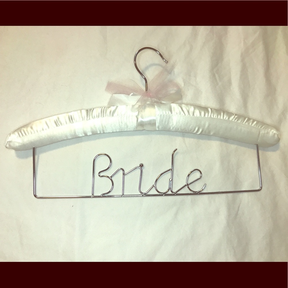 Bride wedding dress hanger