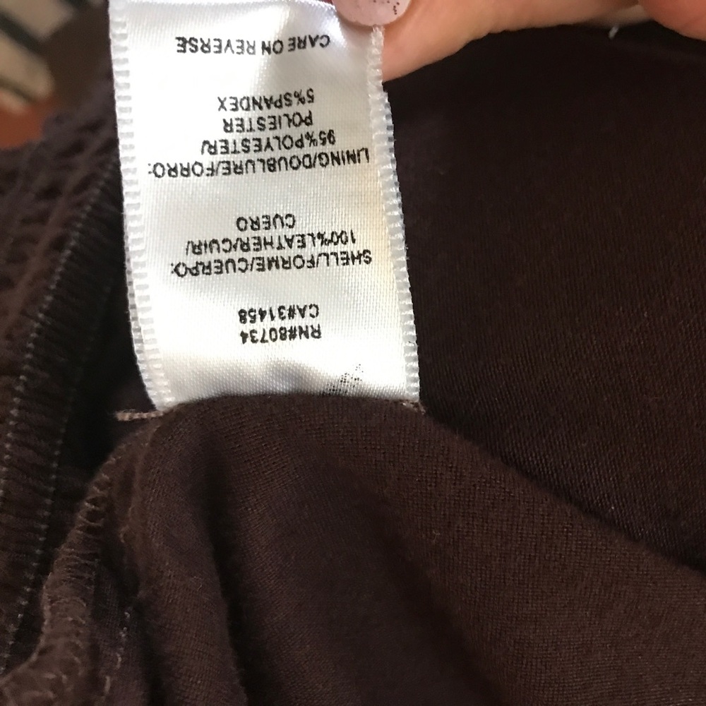 Short leather jacket - Picture 4 of 6