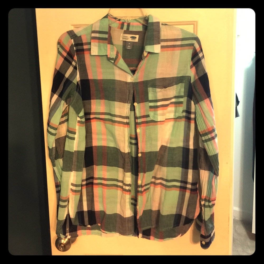 Old Navy Plaid Top.