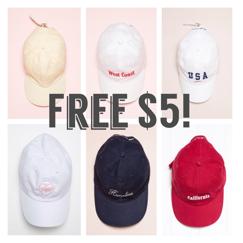 BRANDY MELVILLE / $5 HATS!