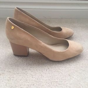 Calvin Klein nude heels