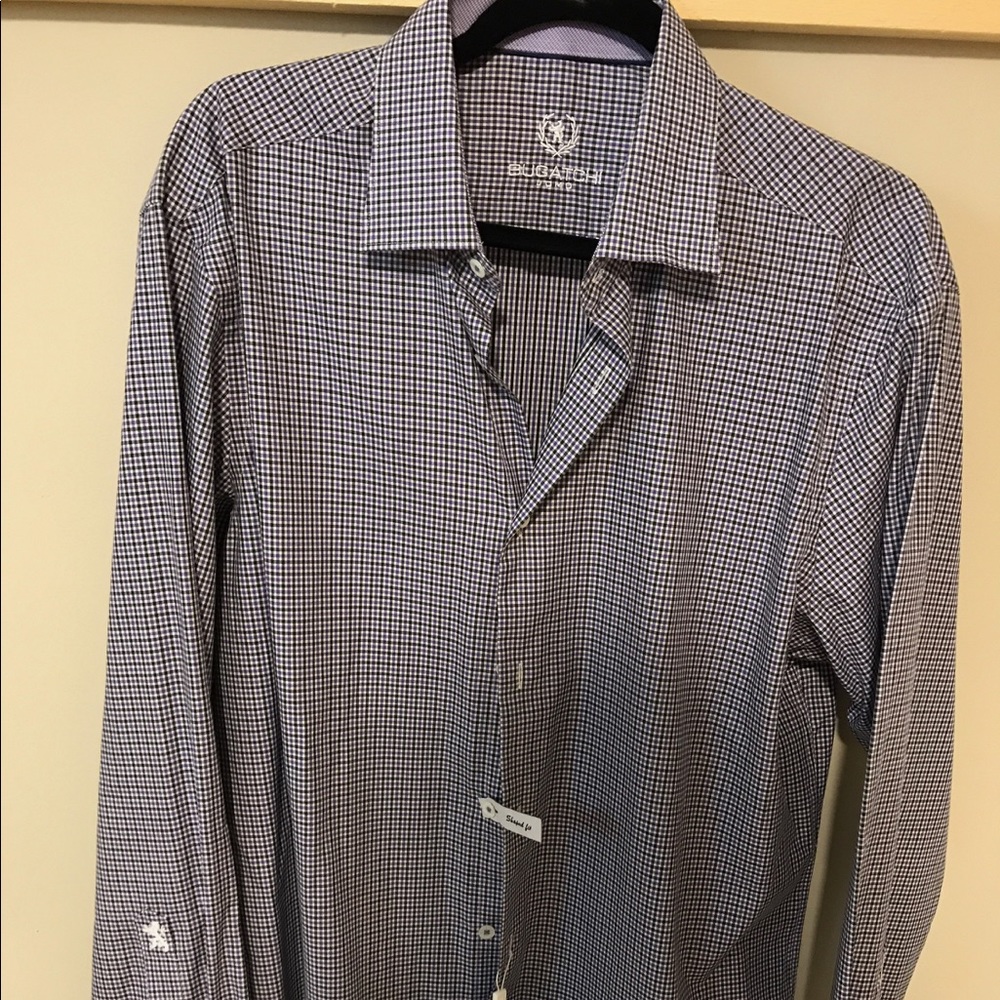NWT Men's Bugatchi Dress Shirt