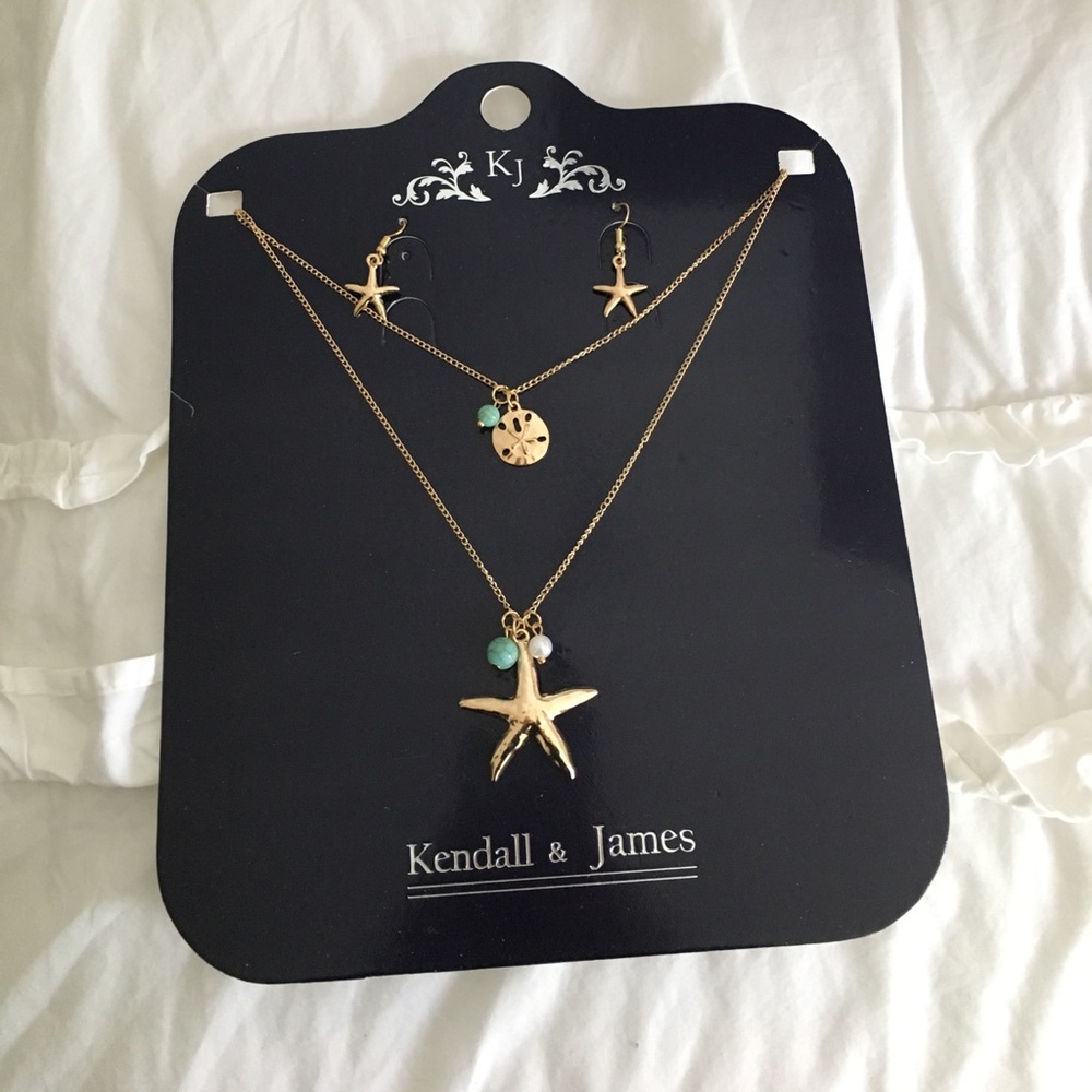 Necklace and earring set