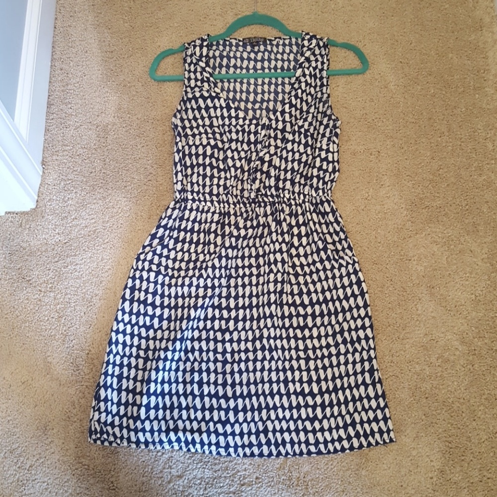 BeBop Blue and white dress