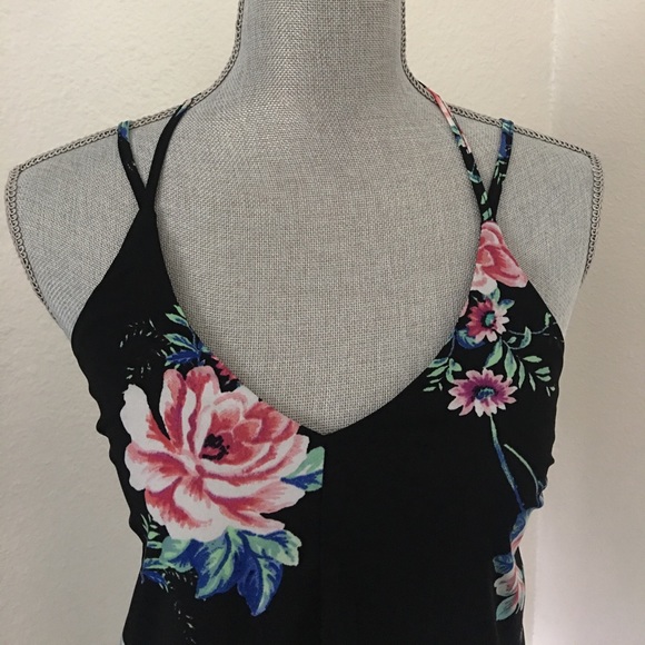 Black floral dress - Picture 2 of 5