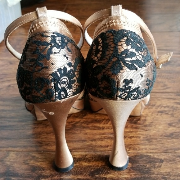 DIOR LACE ANKLE WRAP HEELS **OFFERS** - Picture 3 of 7