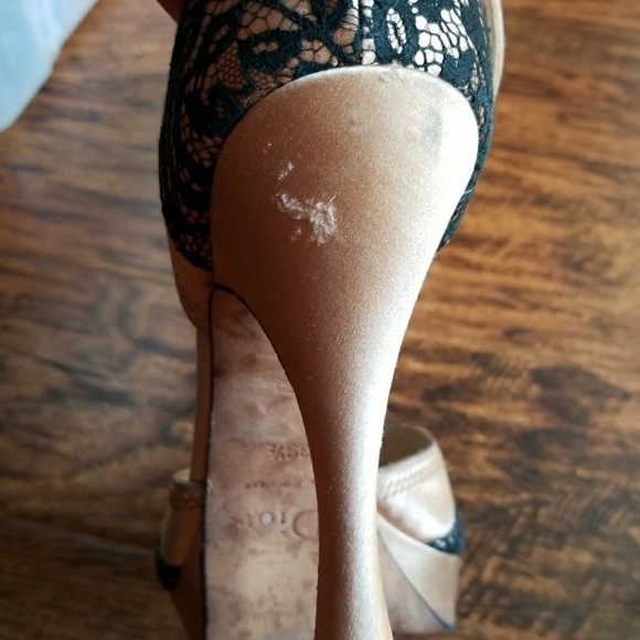 DIOR LACE ANKLE WRAP HEELS **OFFERS** - Picture 7 of 7