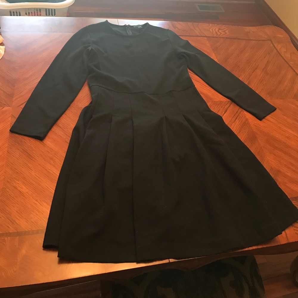 Black knee length dress