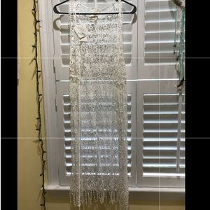 Long tank top style cardigan