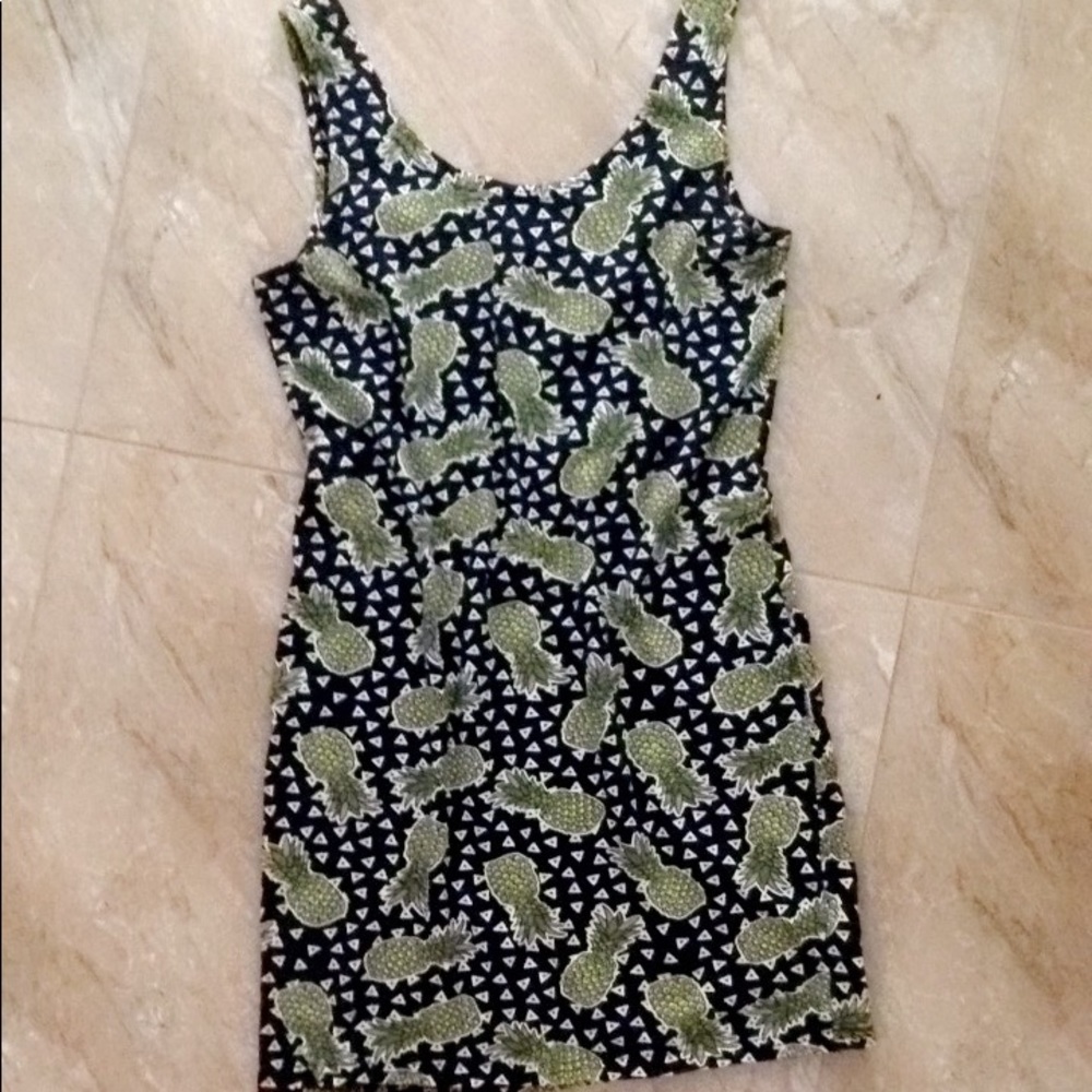 Pineapple body con dress