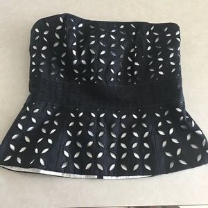 White House Black Market Eyelet Top