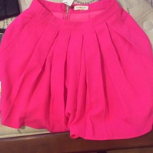Hot pink skirt from lulu's