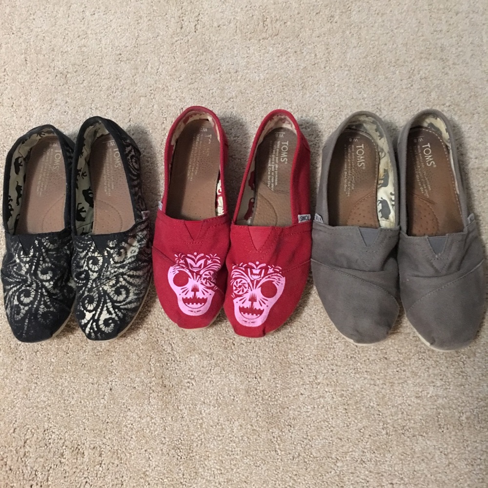 Toms shoes lot