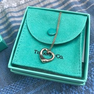 Tiffany & Co. Open Heart Necklace