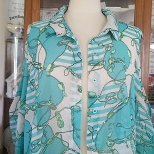 CUTE PLUS SIZE SHEER COLD SHOULDER HI/LO BLOUSE